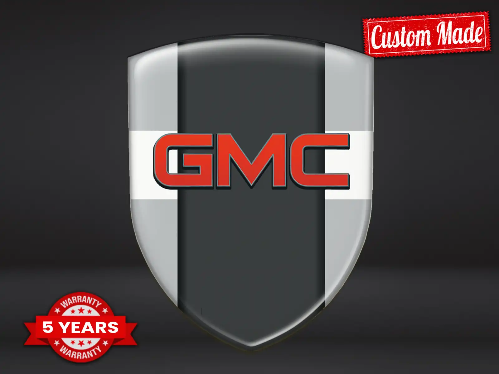 GMC Striscione Auto Stile Pregiato Professionale
